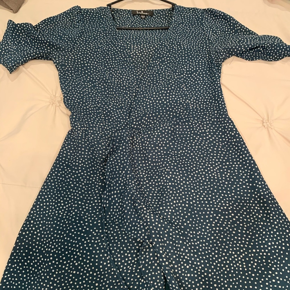 Wrap high low dress
